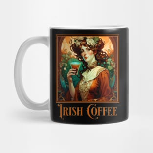 Irish Coffee Art Nouveau Mug
